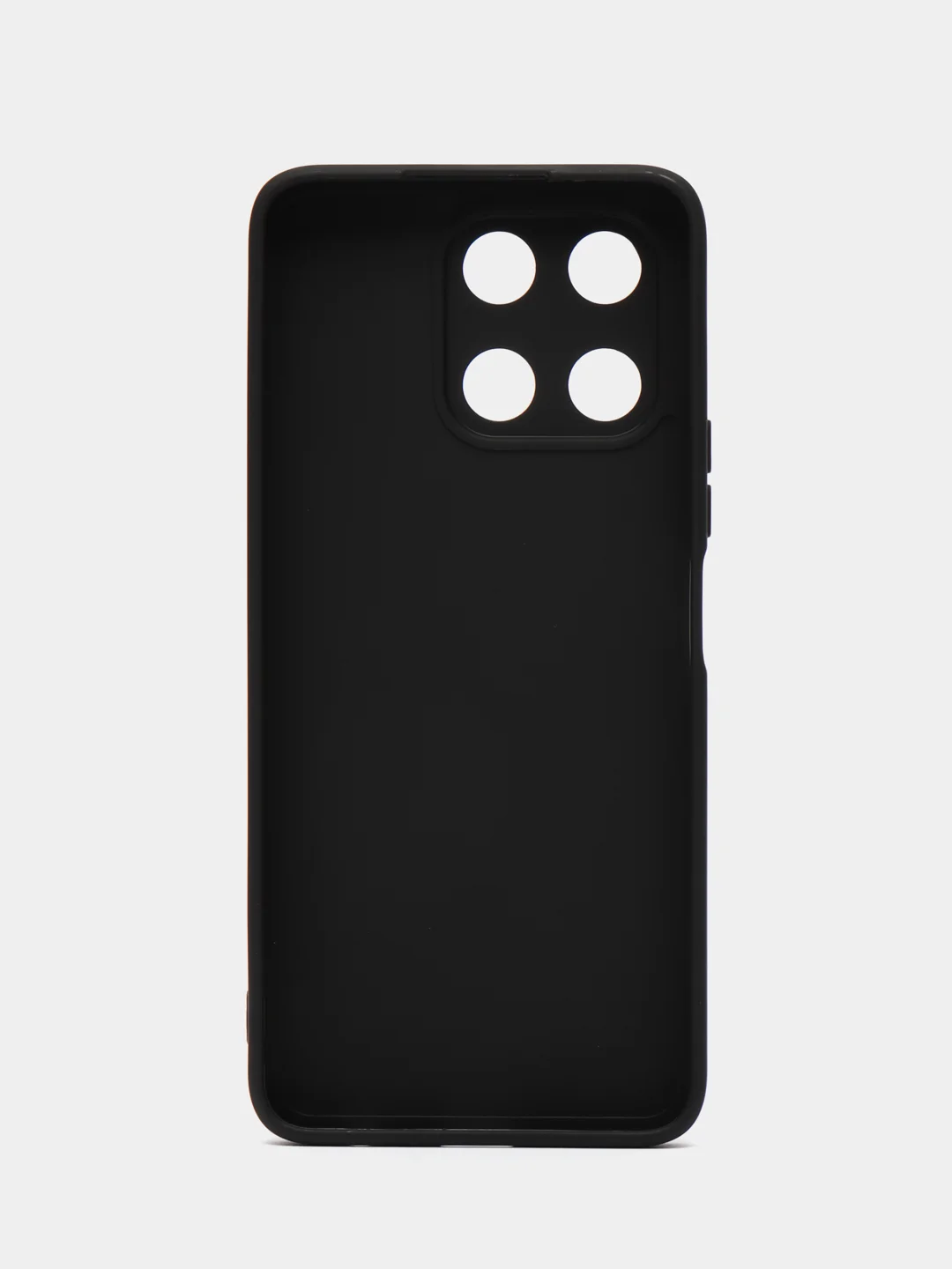 Черный чехол Honor X6a / Хонор Х6а силиконовый, цветной, матовый