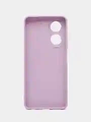 Лавандовый чехол Oppo A58 / Оппо А58, силиконовый, цветной, матовый