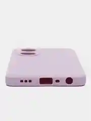 Лавандовый чехол Oppo A58 / Оппо А58, силиконовый, цветной, матовый