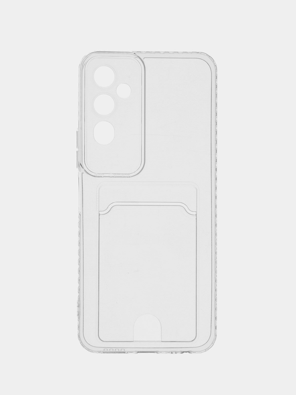 Чехол для Tecno Pova Neo 2 Техно Пова Нео 2, прозрачный с карманом для карты