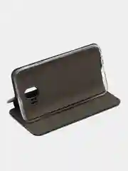 Синий чехол книжка Samsung Galaxy J4 2018, Самсунг Галакси Джи4 2018