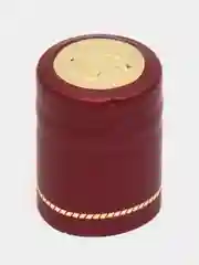 Бордовый термоусадочный колпачок для бутылки 40x30 мм 10 шт