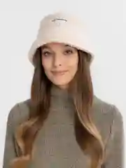 Белый панама теплая меховая