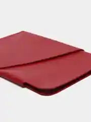 Красный обложка для паспорта из натуральной кожи