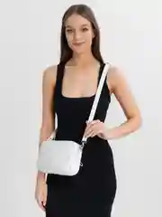 Белый сумка baro из натуральной кожи женская