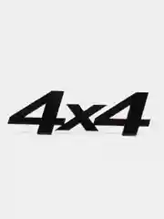Черный шильдик на авто 4х4
