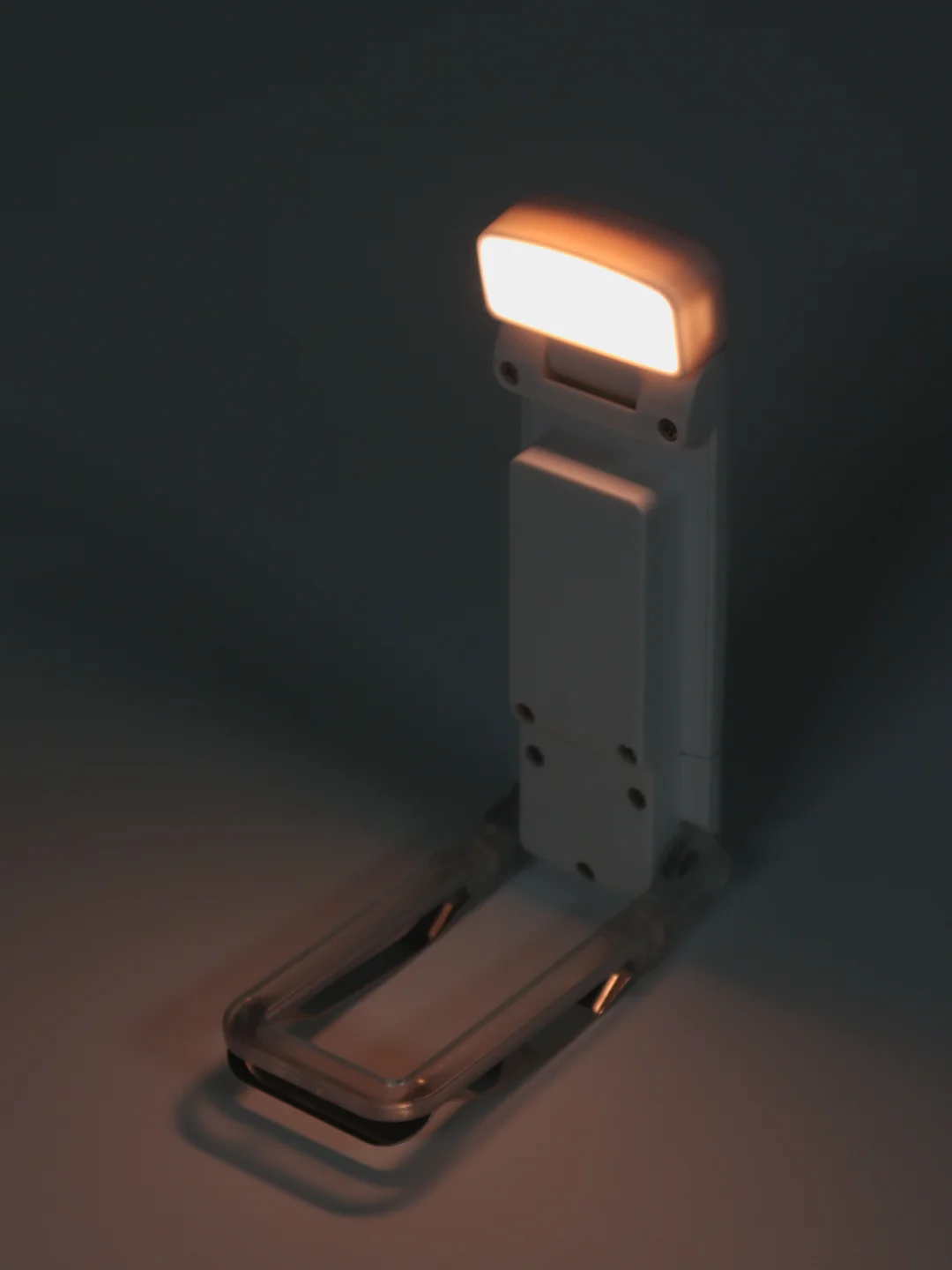 Белый лампа для чтения книг на прищепке, светильник USB, фонарик настольный с зажимом