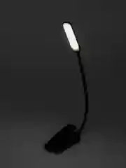 Черный лампа для чтения книг на прищепке, светильник USB, фонарик настольный с зажимом