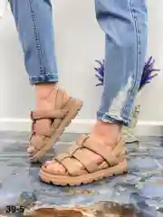 Коричневый босоножки женские