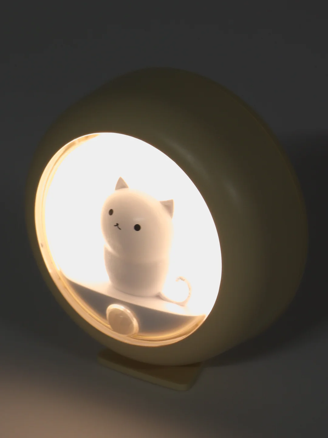 Желтый ночник с датчиком движения / LED ночник / Ночник с USB-кабелем
