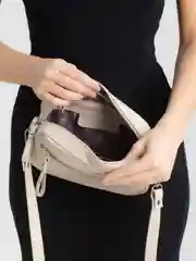 Марсала сумка baro из натуральной кожи женская
