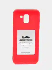 Красный силиконовый чехол для Samsung J6 2018 Hana Molan Cano, бампер для смартфона