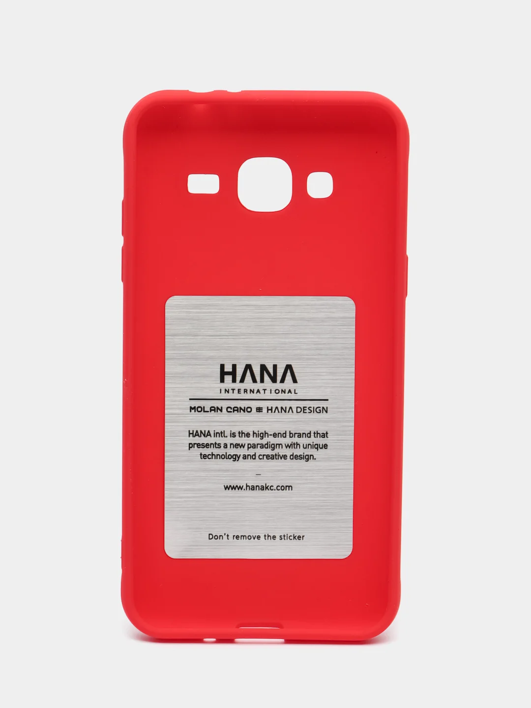 Красный силиконовый чехол для Samsung Galaxy J3 2016 / J320F бампер Hana Molan Cano для смартфона