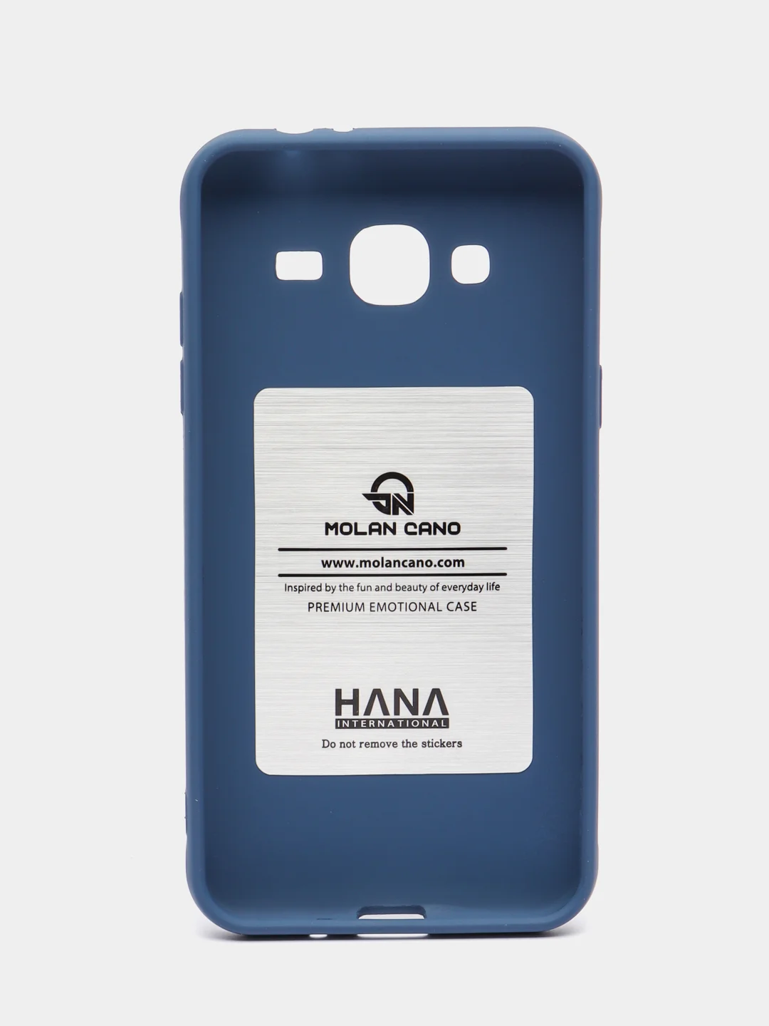 Синий силиконовый чехол для Samsung Galaxy J3 2016 / J320F бампер Hana Molan Cano для смартфона