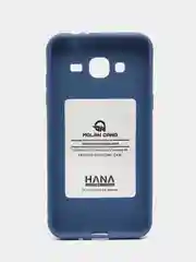 Синий силиконовый чехол для Samsung Galaxy J3 2016 / J320F бампер Hana Molan Cano для смартфона