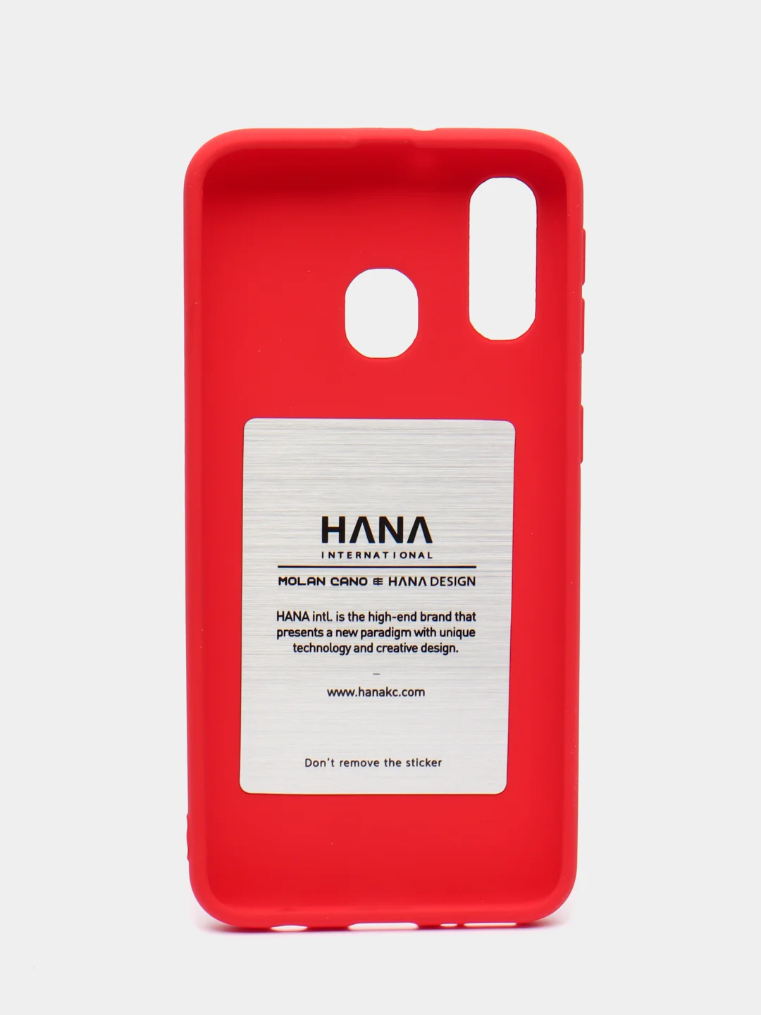 Красный силиконовый чехол для Samsung Galaxy A40 / SM-A405 бампер Hana Molan Cano для смартфона