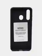 Черный силиконовый чехол для Samsung Galaxy A60 / SM-A606 бампер Hana Molan Cano для смартфона