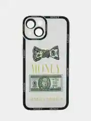 Золотой чехол на iPhone 7 / 8 Plus / X / XS / XR / 11 / 12 / 13 / 14 Pro Max / 15 Pro, айфон про макс, прозрачный