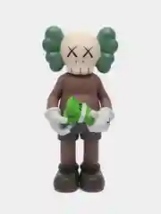 Коричневый коллекционная фигурка, статуэтка KAWS с деньгами Companion Medicom Toy, 30 см