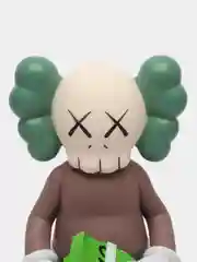 Коричневый коллекционная фигурка, статуэтка KAWS с деньгами Companion Medicom Toy, 30 см