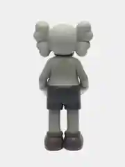 Серый коллекционная фигурка, статуэтка KAWS с деньгами Companion Medicom Toy, 30 см