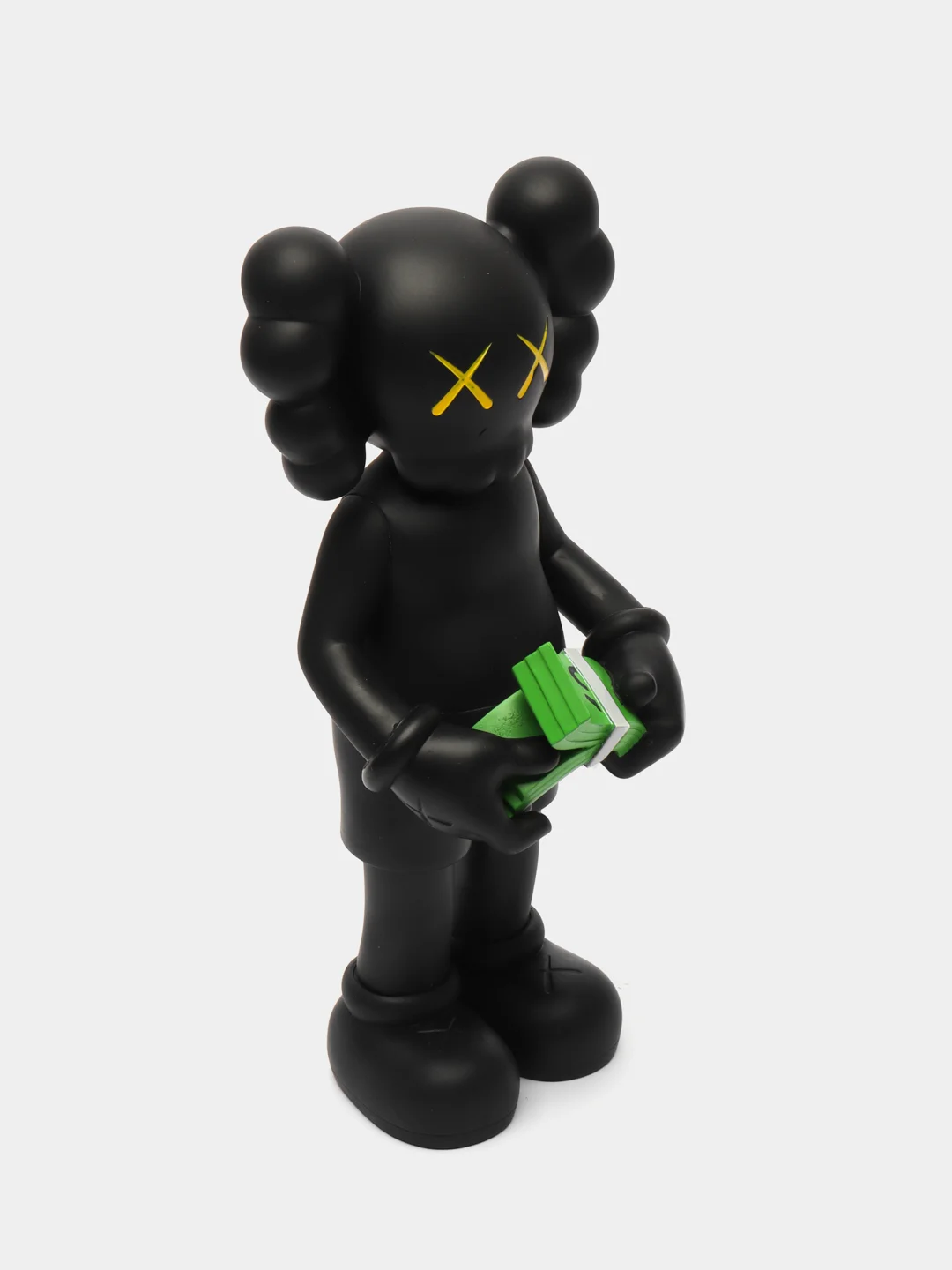 Серый коллекционная фигурка, статуэтка KAWS с деньгами Companion Medicom Toy, 30 см