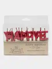 Багровый свечи для торта "Happy Birthday", свечи на день рождения