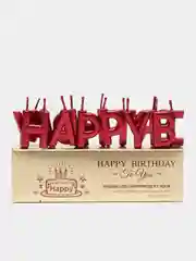 Багровый свечи для торта "Happy Birthday", свечи на день рождения