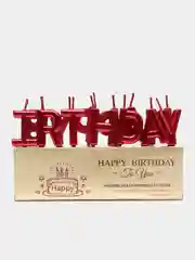 Багровый свечи для торта "Happy Birthday", свечи на день рождения