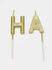Золотой свечи для торта "Happy Birthday", свечи на день рождения