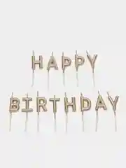 Медный свечи для торта "Happy Birthday", свечи на день рождения