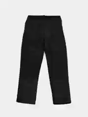 Черный брюки женские из экокожи