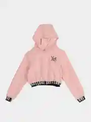 Пудровый кофта для девочки с принтом LOVE