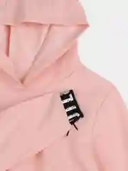 Пудровый кофта для девочки с принтом LOVE