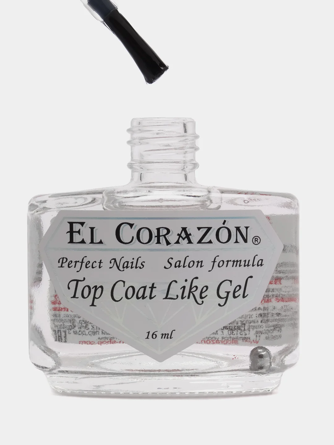 EL CORAZON/ Эль Коразон №434  TOP COAT топ закрепитель эффект гелевых ногтей