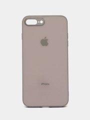 Чехол для iPhone 7 plus, iPhone 8 plus, со стеклянной панелью и защитой камеры