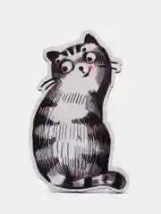 Угольный значок пин на одежду и рюкзаки с котами, котиками, кошками, 6 видов