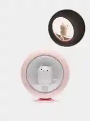 Розовый ночник с датчиком движения / LED ночник / Ночник с USB-кабелем