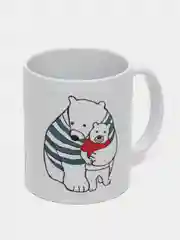 Коралловый кружка с принтом