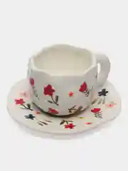 Разноцветный керамическая посуда из pinterest, чайная пара подарочная, набор чашка и блюдце, кружка