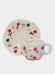 Разноцветный керамическая посуда из pinterest, чайная пара подарочная, набор чашка и блюдце, кружка