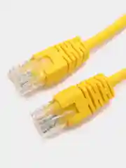 Желтый кабель патч корд Bion UTP кат.5e CCA, 5м