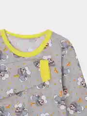 Серебряный домашний детский костюм, унисекс