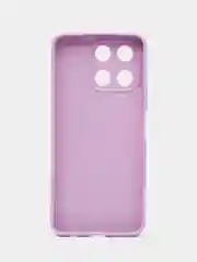 Лавандовый чехол Honor X6a / Хонор Х6а силиконовый, цветной, матовый