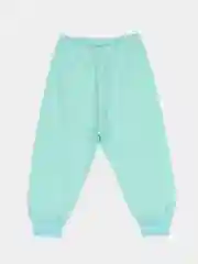 Мятный штанишки на манжетах