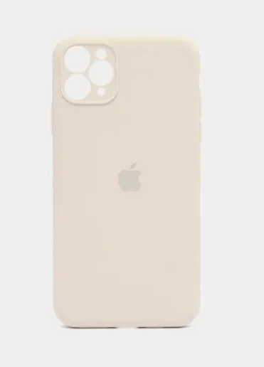 Бежевый чехол для iPhone 13, 12, 11, XR, 7, 8, SE, 8+, 7+, 6s, 6, Pro, Max, силиконовый