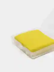 Желтый художественный ластик клячка в футляре