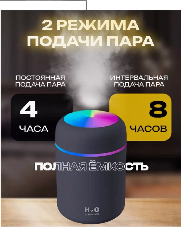 Увлажнитель воздуха, с подсветкой