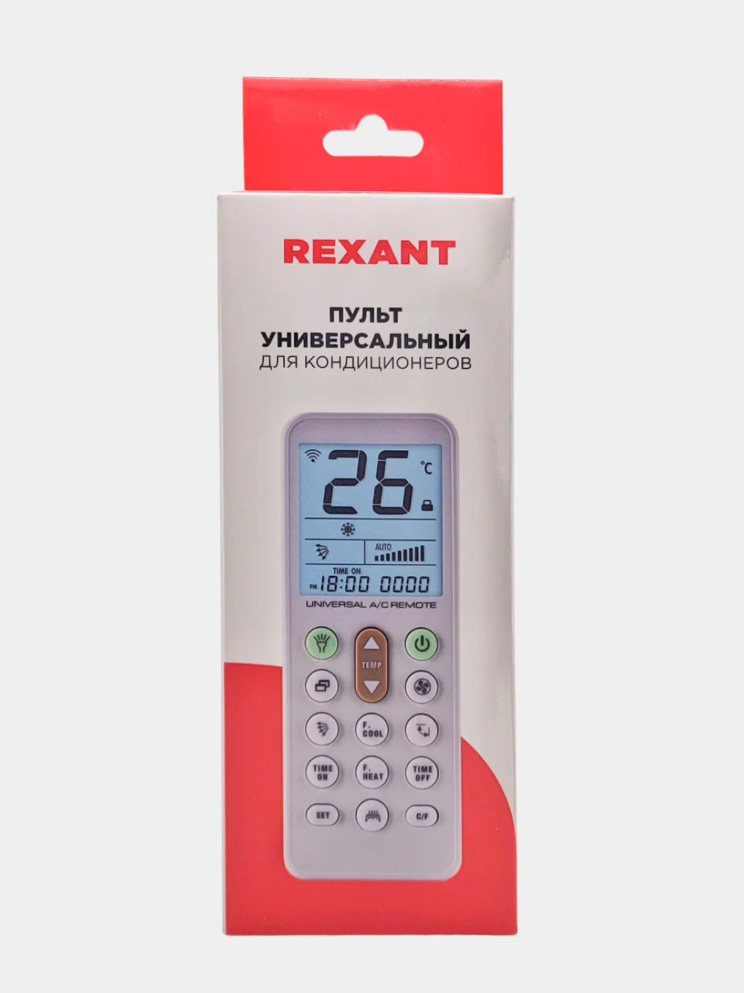 Пульт универсальный для кондиционеров (RX-102AII) REXANT