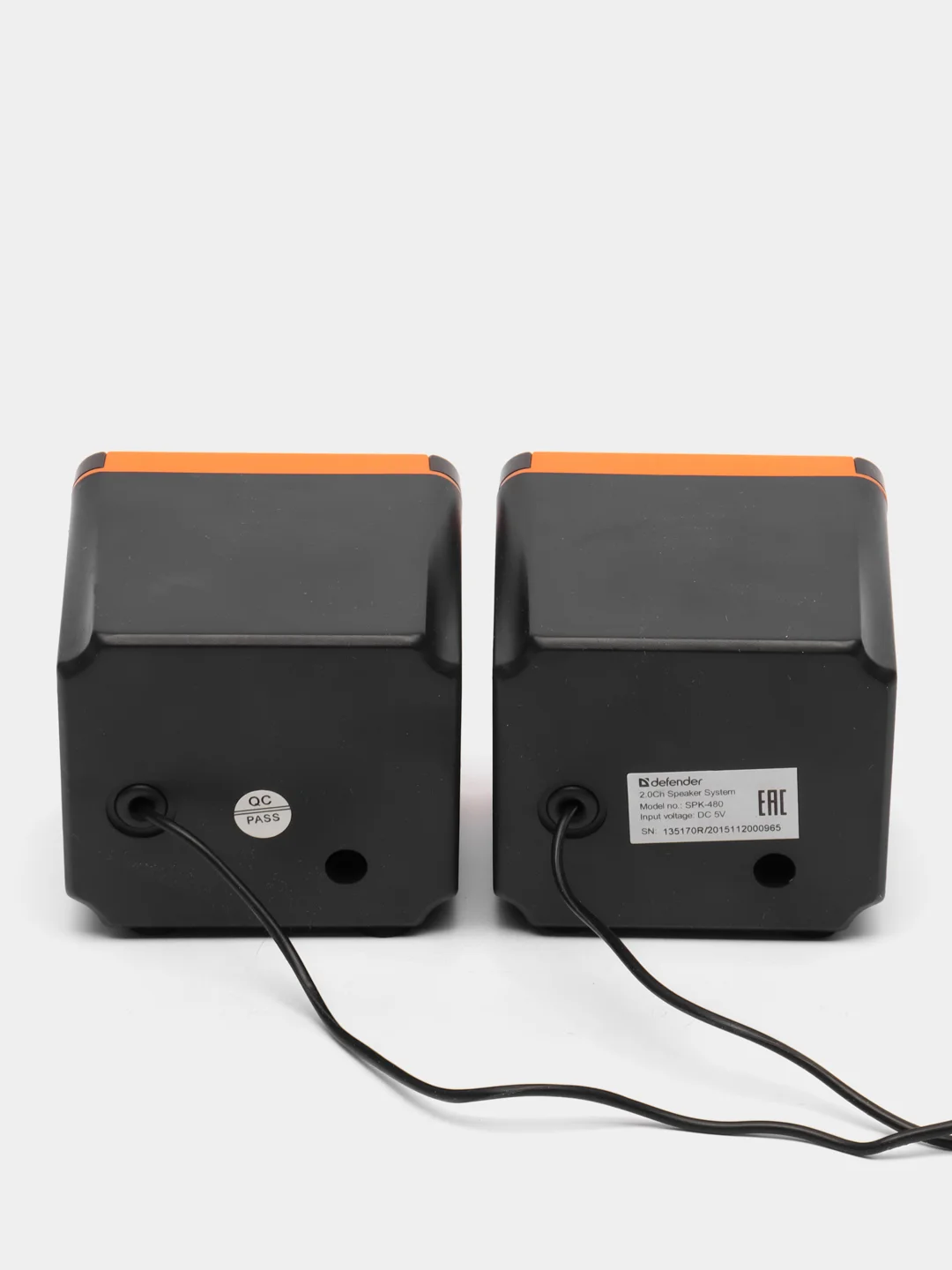 Акустическая система DEFENDER SPK 480, 2*2w RMS, Пластик, USB